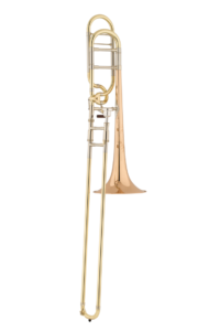 Trombone vertically oriented